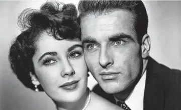  ?? Paramount Pictures / via Washington Post ?? Montgomery Clift and Elizabeth Taylor first starred together in “A Place in the Sun.”