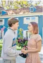  ??  ?? Flying the nest: Lucas Hedges and Saoirse Ronan star in Greta Gerwig’s Lady Bird
