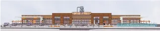  ?? COURTESY OF API(+)] ?? This is a rendering of the Sawmill Market, which is expected to open in a former lumber warehouse.