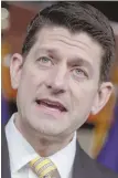  ??  ?? SPEAKER PAUL RYAN