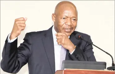  ?? PHOTO: SIMPHIWE MBOKAZI/AFRICAN NEWS AGENCY (ANA) ?? PIC chief executive Dr Daniel Matjila. The PIC, which holds a majority stake in VBS Mutual Bank, pledged to work with the bank’s curators.