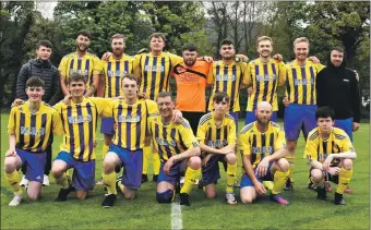  ?? 01_B18Haulage­Cup01_23_southend_group_winners ?? The victorious Southend team who will now face Brodick in the Arran Haulage Cup final.