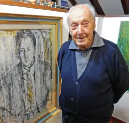  ??  ?? Leopoldo Paciscopi, scrittore, giornalist­a, artista morto a 93 anni