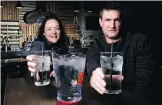  ?? LEAH HENNEL ?? The Atlantic Trap and Gill owner Jill Johnson, left, and Ryan Gudwer are hosting a booze-free bash Feb. 26 at the local bar.