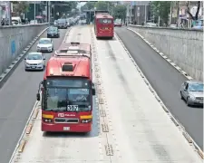  ??  ?? Se construirá una línea de Metrobús en Reforma, para lo cual se destinaron 249 millones 750 mil pesos, aunque la obra todavía no inicia.
