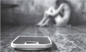  ?? ?? During the pandemic, counsellor­s have seen an increase in calls related to eating disorders.