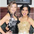  ??  ?? Rupika Chuntarpur­sat on the right with her best friend from Durban Music school Vasti Theron who is the reason she joined the KZNYWB Vasti Theron.