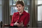  ?? JACQUELYN MARTIN — THE ASSOCIATED PRESS ?? The First Minister of Scotland Nicola Sturgeon on Tuesday in Washington.