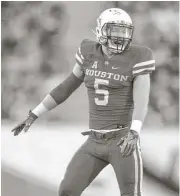  ?? UH Athletics ?? Collin Wilder should see plenty of action at safety for UH this season after contributi­ng primarily on special teams as a freshman in 2016.