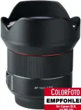  ??  ?? COLORFOTO
EMPFOHLEN für Canon SLR,
50 MP, KB