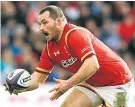  ??  ?? Lions contender: Wales hooker Ken Owens is a dynamic ball-carrier