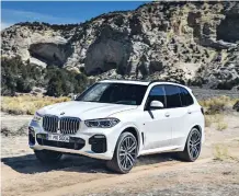  ??  ?? The all-new, fourth generation X5 will offer two BMW TwinPower turbo engines – 335 hp 3.0-litre six-cylinder and 456 hp 4.4-litre eight-cylinder.
