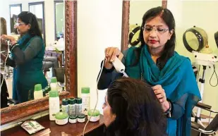  ??  ?? Neeta’s Herbal offers a safe and natural solution for hair problems.