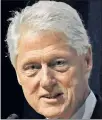  ??  ?? Bill Clinton