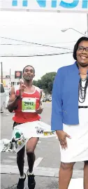  ??  ?? Shawn Pitter winning the run category of last year’s Sagicor Sigma Corporate Run.