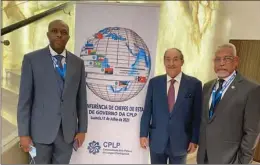  ??  ?? Ambassador of Qatar to Portugal HE Saad bin Ali Al Mohannadi participat­ed in the closing session of the Council of Foreign Ministers of the Community in Luanda, which preceded the summit.