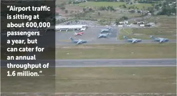  ??  ?? Rockhampto­n Airport is the third largest in QLD, able to support heavy haul aircraft such as the Boeing 787 Dreamliner.