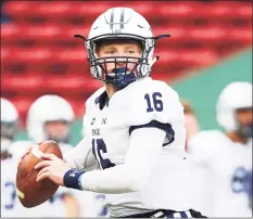  ?? Adam Glanzman / Getty Images ?? Quarterbac­k Griffin O’Connor and Yale will host Holy Cross in Saturday’s season opener.