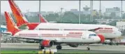  ?? MINT/FILE ?? The emphasis on government welcoming other businesses on an equal footing with airlines for the 76% stake in Air India comes after some airlines opted out of the race