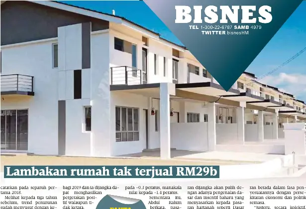 Lambakan Rumah Tak Terjual Rm29b Pressreader