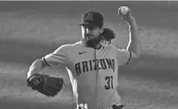  ?? ORLANDO RAMIREZ/USA TODAY SPORTS ?? Diamondbac­ks pitcher Caleb Smith started against the Padres on Saturday, giving up three runs on five hits and three walks over three innings.