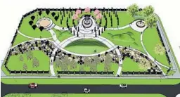  ?? CITY OF DEERFIELD BEACH ILLUSTRATI­ON/COURTESY ?? Deerfield Beach will build Branhilda Richardson-Knowles Memorial Park on a 3.3-acre site to honor hundreds of souls buried in unmarked graves at “Old Colored Cemetery.”