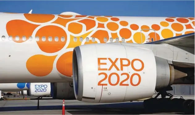  ?? WAM ?? Seventy per cent of the 25 million people targeted to visit Expo 2020 are expected to utilise air transport.