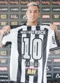  ?? / ATLÉTICO MINEIRO ?? La “10”. Vargas llega como figura al “Galo”.