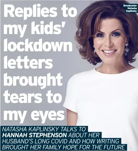  ??  ?? Broadcaste­r Natasha Kaplinsky