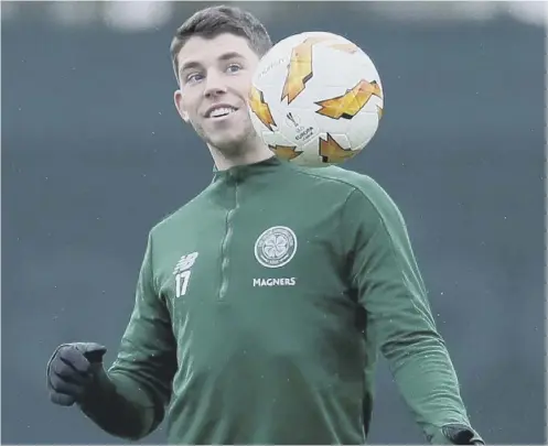  ??  ?? 0 Ryan Christie has been on the ball for Celtic in their last three matches, scoring three goals as the champions returned to top form.