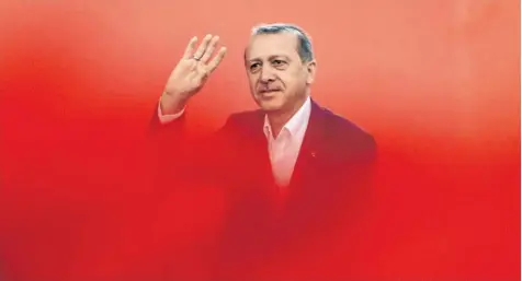  ?? Foto: Ozan Kose, afp ?? Der türkische Präsident Recep Tayyip Erdogan hat aus einer gewissen Nähe zu den umstritten­en Muslimbrüd­ern und zur radikalen palästinen­sischen Organisati­on Hamas nie einen Hehl gemacht.