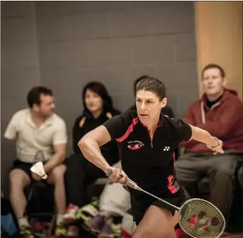  ??  ?? Miriam Brandt, Sligo City Badminton Club.