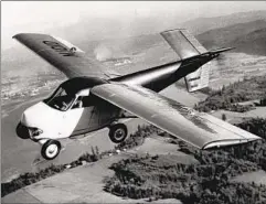 ?? Museum of Flight Foundation ?? AN AEROCAR prototype was created by Moulton “Molt” Taylor in 1949, followed by four production Aerocars, which had wings and a foldable tail.