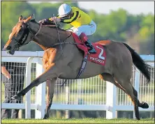  ??  ?? BIG WIN: Big Orange wins at Sandown under Dettori