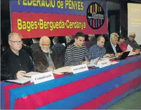  ?? FOTO: ARCHIVO MD ?? Asamblea de la Federació de Bages, Berguedà i Cerdanya