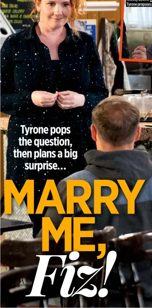  ?? ?? Tyrone proposes