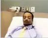  ?? KENOSHA COUNTY COURT VIA AP ?? In this photo from video, Jacob Blake answers questions from his hospital bed during a hearing Friday in Kenosha, Wis.