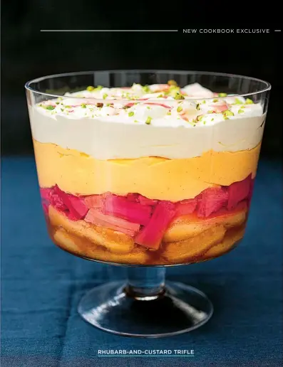  ?? RHUBARB-AND-CUSTARD TRIFLE ??