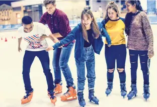  ?? 123RF ?? Despite its popularity, many people who haven't been on skates in years are getting ready to teach our little ones or are newcomers to Canada who haven't skated before.