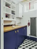  ??  ?? A separate laundry room designed by British Standard by Plain English