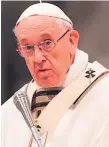  ??  ?? PONTÍFICE. El papa Francisco dijo que no supieron escuchar.