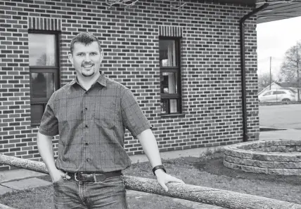  ?? LYNN CURWIN/TRURO NEWS ?? Cody Brown’s last day as parks and recreation director with the Village of Bible Hill will be July 2. He’s moving on to train as an RCMP officer.