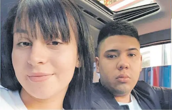  ?? TELAM ?? Violenta pareja. Zahira Ludmila Bustamante (19), cerebro del plan para intentar liberar a su novio de la comisaría, Leandro Aranda (22).