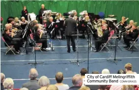  ?? COMM BRASS ?? City of Cardiff Melingriff­ith Community Band