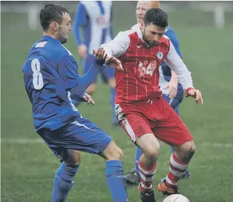  ??  ?? Wearside League rivals Silksworth CW and Hartlepool met in the Durham Trophy.