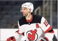  ?? Michael Dwyer / AP ?? The Islanders acquired veteran forward Travis Zajac from the Devils on Wednesday night.
