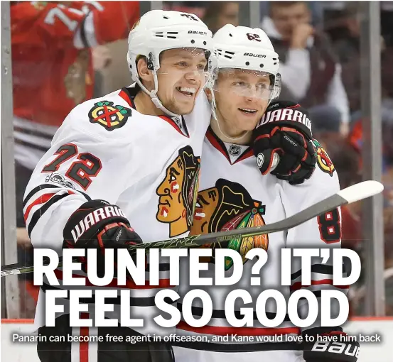 Patrick Kane 'excited' to reunite, play with Artemi Panarin again