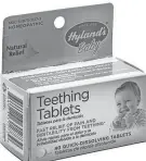  ?? U.S. FOOD & DRUG ADMINISTRA­TION VIA AP ?? The U.S. Food and Drug Administra­tion says that two versions of Hyland’s teething tablets are being recalled due to inconsiste­nt levels of toxic belladonna.