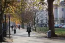  ?? Photograph: SJH Photograph­y/Alamy ?? Cities are often at their most walkable in the winter, when wind disperses pollution, and rain washes the air of dirt and germs.