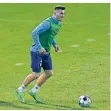 ?? FOTO: IMAGO IMAGES ?? Rückkehrer Sead Kolasinac beim Training auf Schalke.